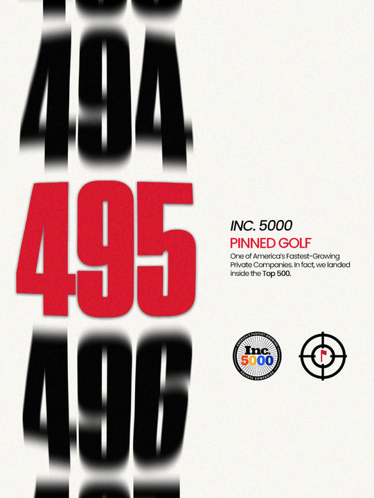 Pinned Golf Ranks #495 on the 2026 Inc. 5000 List!